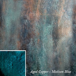 PP Aged Copper - Creative Powders - Faux Verdigris - BLÅ / Dark Blue