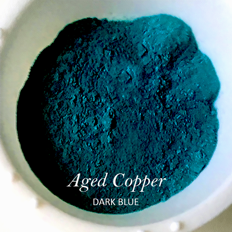PP Aged Copper - Creative Powders - Faux Verdigris - DARK BLUE