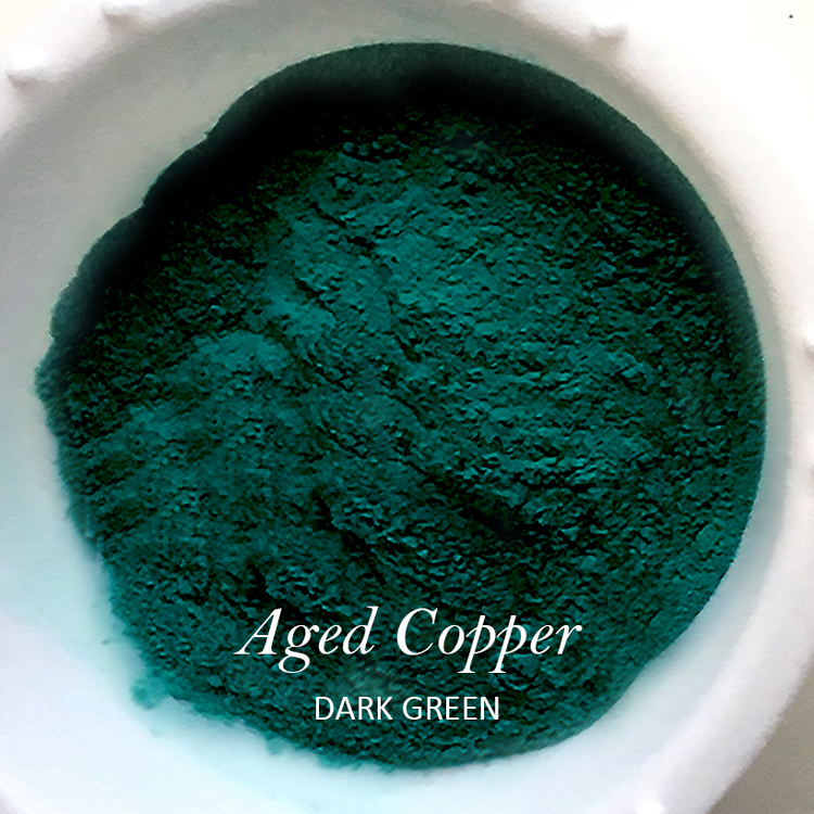 PP Aged Copper - Creative Powders - Faux Verdigris - DARK GREEN