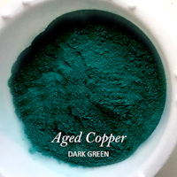 PP Aged Copper - Creative Powders - Faux Verdigris - GRÖN / Dark Green
