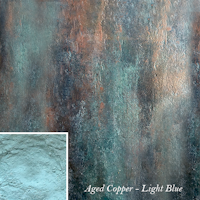 PP Aged Copper - Creative Powders - Faux Verdigris - BLÅ / Light Blue