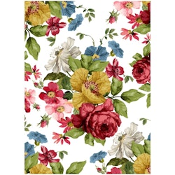 IOD Decor Transfer - WALL FLOWER ca 61x84cm