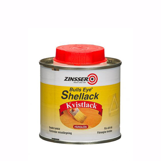 Zinsser Bulls Eye® Shellack - Kvistlack (förhindrar genomblödning från underlaget)