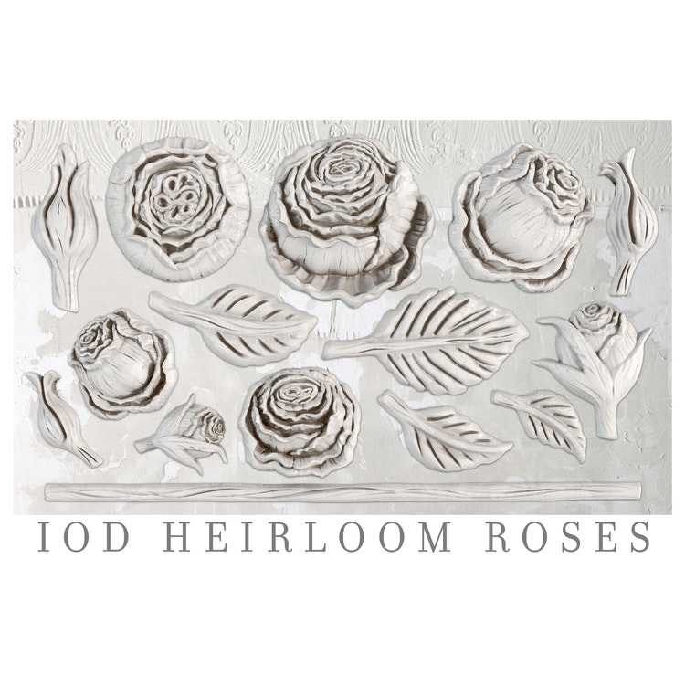 IOD Silkonform / Gjutform - Heirloom Roses