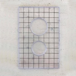 IOD Akrylblock för stämpling av möbelknoppar 15.5x10cm