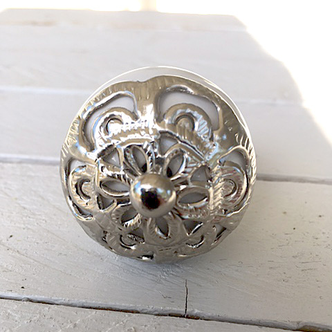 Möbelknopp -  Silver Ornament