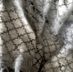 Jakobsdals Textil Metervara - COZY Diamond (Grå/Silver)