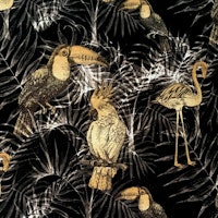 Boel & Jan Textil Metervara - TROPICAL BIRDS
