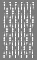 Autentico Schablon - String of Beads ca 88x53cm