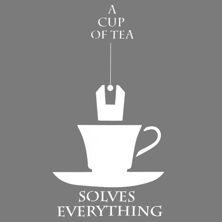 Autentico Schablon - Cup of Tea