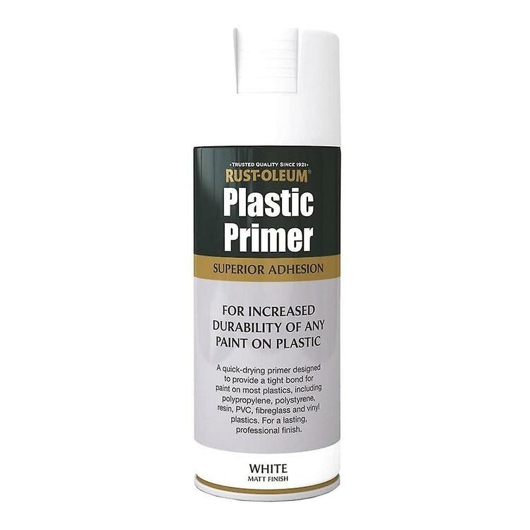 RUST-OLEUM® Plastic Primer (grundfärg till plast) - Aerosol 400ml - PAINTED  PIECES Webbutik med stort utbud färg och DIY- dekorprodukter.