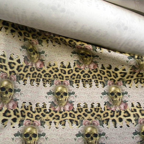 Van Asch Textil Metervara - Luscious Leopard (organic)