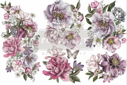 Re Design Décor Transfers® - Dreamy Florals - LITEN ca 30x46cm