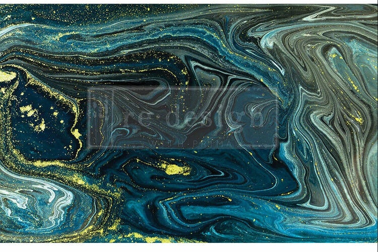 DECOUPAGE (decoupagepapper) - Re Design Tissue Paper - Nocturnal Marble