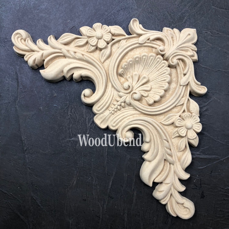 ORNAMENT - WoodUbend - Decorative Plume WUB1354