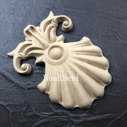 WoodUbend® Shell Plumes 9x7cm WUB6029 (2-pack)