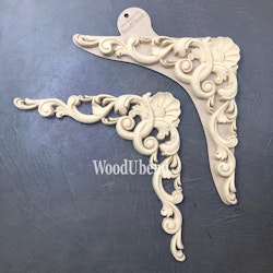 WoodUbend® Pediments (L) 21x41cm WUB6069 (2-pack)