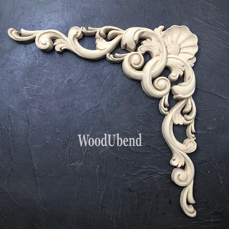 ORNAMENT - WoodUbend - Pediments WUB6069