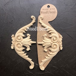 WoodUbend® Pediments 18.5x9cm WUB1379 (2-pack)