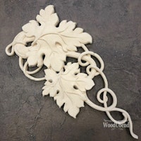 WoodUbend® Leafy Wine Drop ca 23x12cm WUB2138