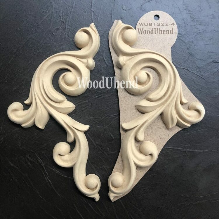 ORNAMENT - WoodUbend - Decorative Scrolls WUB1322