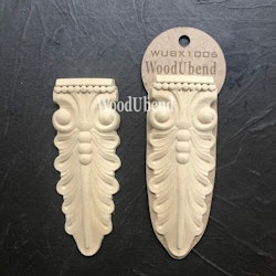WoodUbend® Corbel Leaves 13x5cm WUB1006 (2-pack)