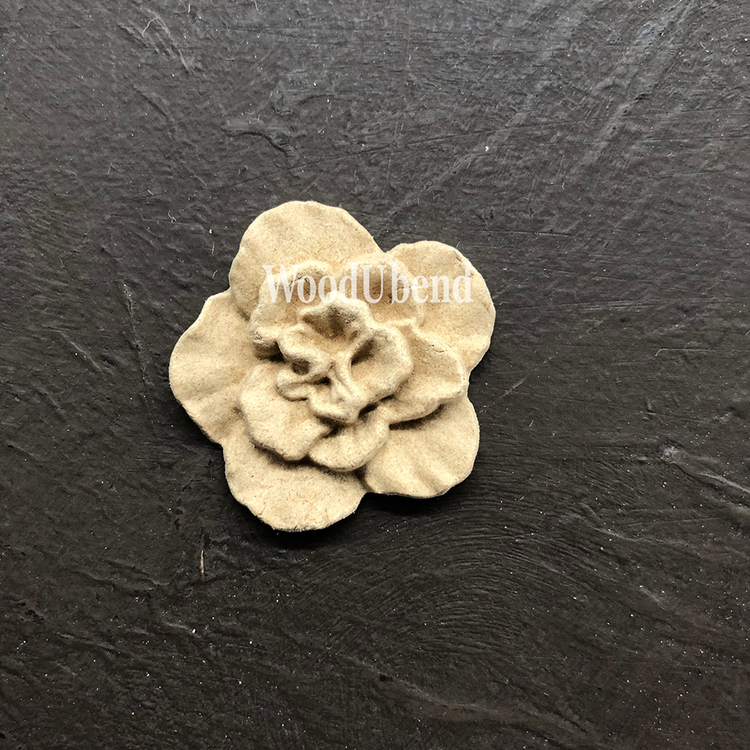 WoodUbend® Soft Petalled Flowers 4x4cm WUB1118.5 (5-pack)