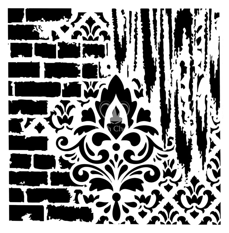 SCHABLONER - Posh Chalk Premium Stencils - Secret Garden