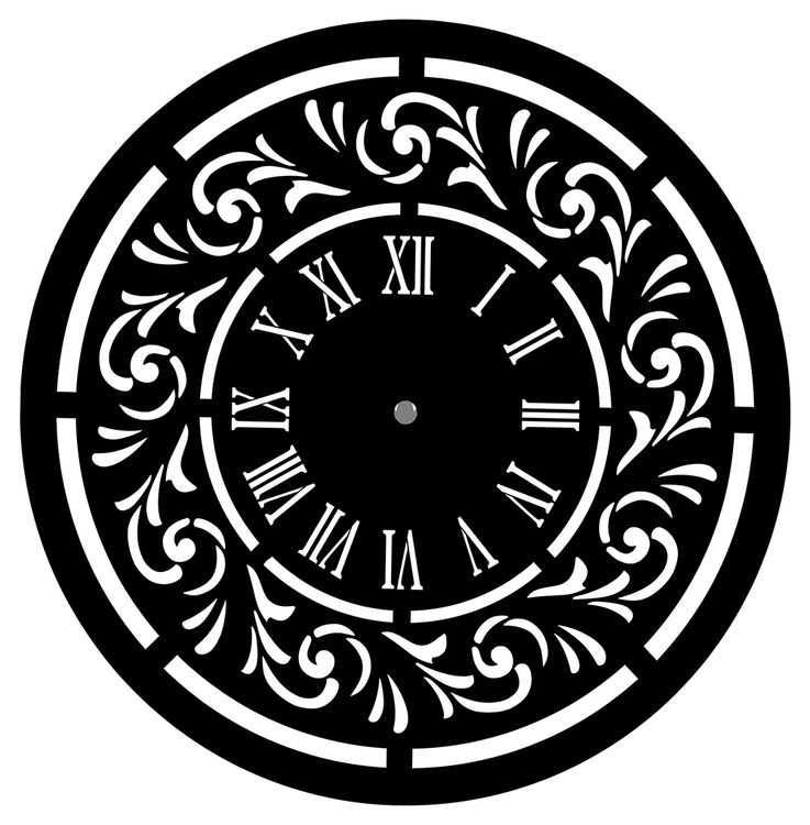 SCHABLONER - Posh Chalk Premium Stencils - Wonderland Clock