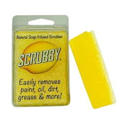 Scrubby Soap - Hand & Penseltvål med skrubbsvamp - LEMON