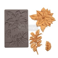 ReDesign Décor Moulds® - Silikonform - Perfect Poinsettia (ca 13x20cm)