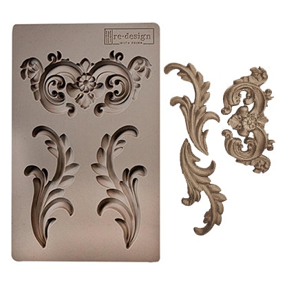 Dekorformar / Silikonformar - ReDesign Decor Mould - Everly Flourish