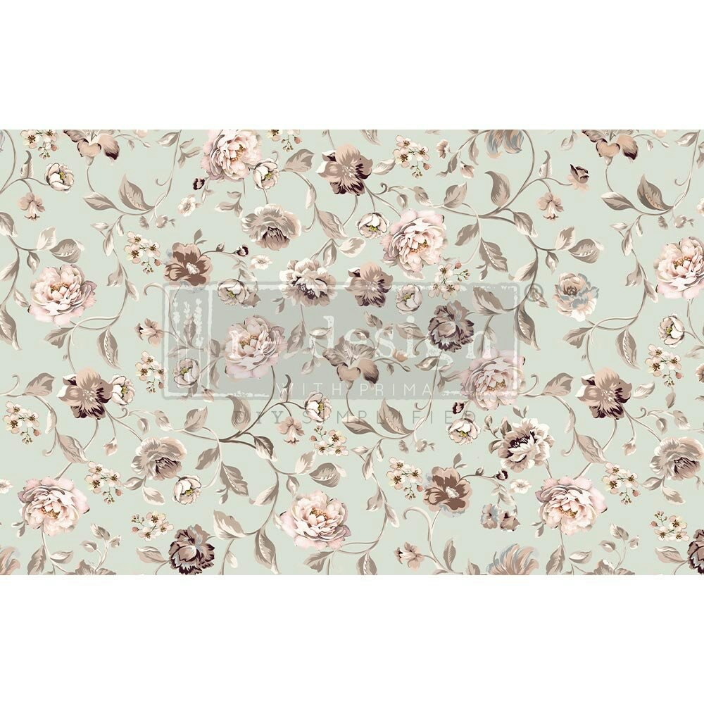 DECOUPAGEPAPPER - Re Design Tissue Paper - Neutral Florals