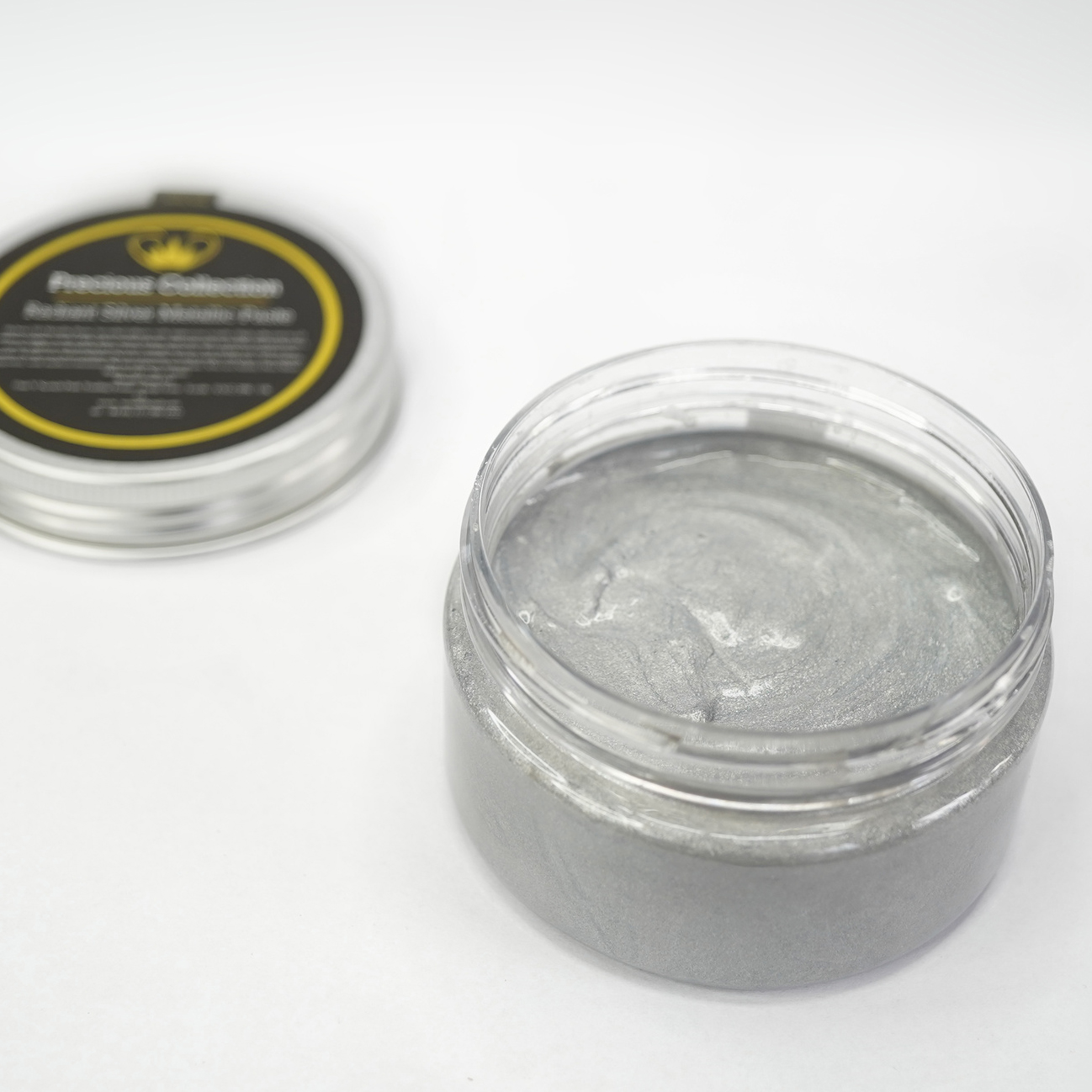 EMBOSSINGPASRA - Posh Chalk Precious Metallic Paste - RADIANT SILVER