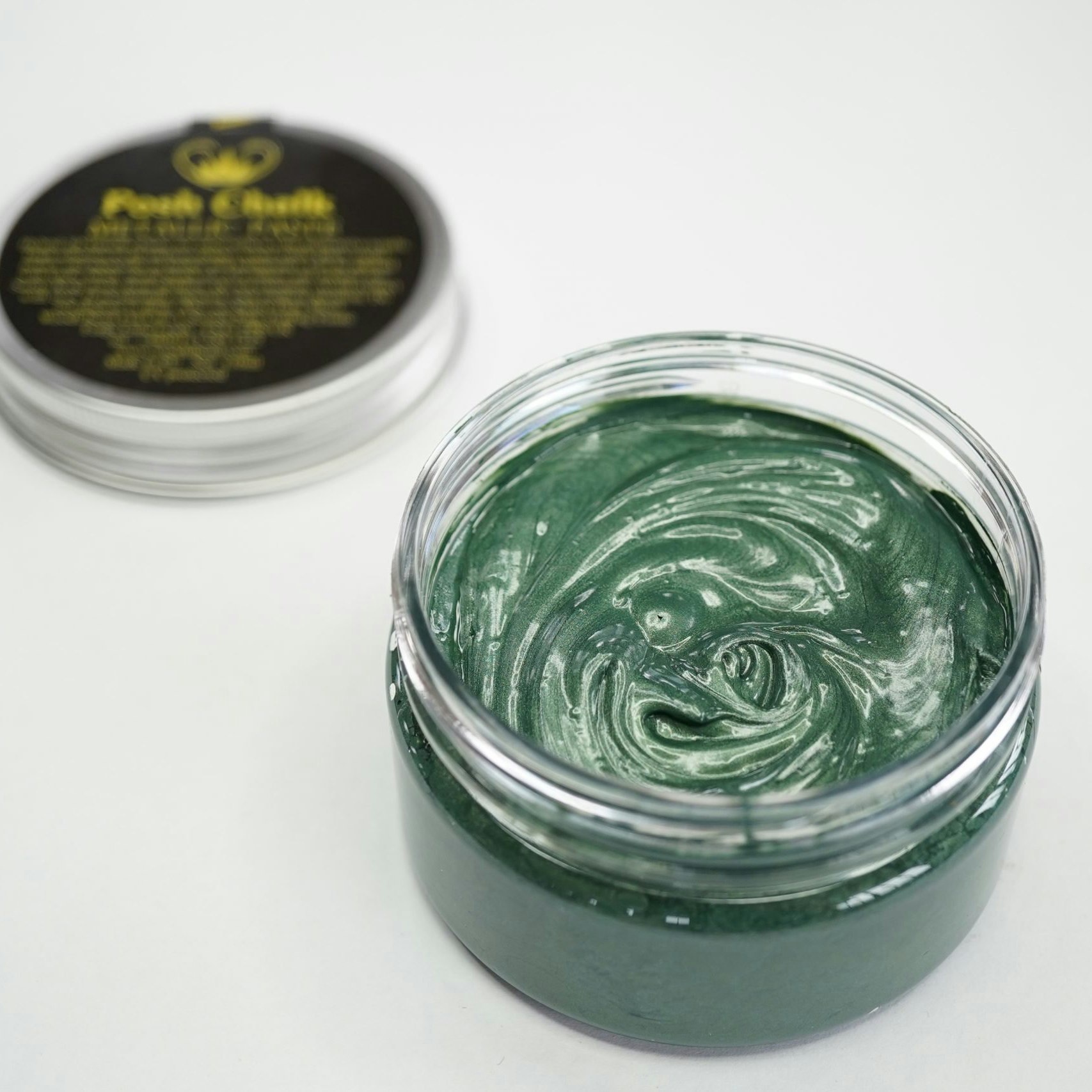 EMBOSSINGPASTA - Posh Chalk Precious  Metallic Paste - DARK GREEN