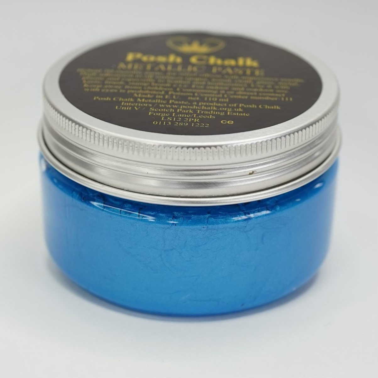 EMBOSSINGPASTA - Posh Chalk Metallic Paste - BLUE FHATHALO