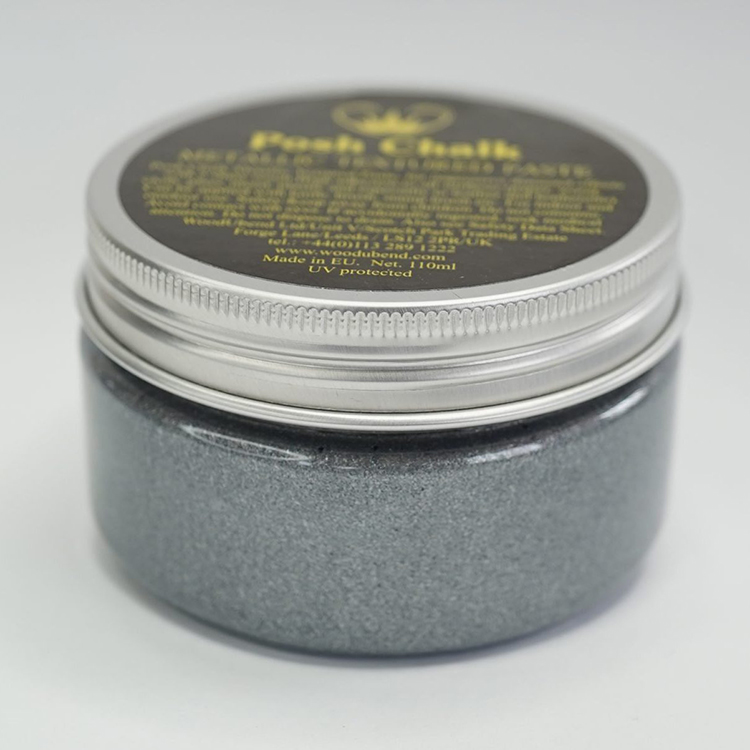 STRUKTURPASTA - Posh Chalk Metallic Texture Paste - BLACK GRAPHITE