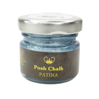 Posh Chalk® AQUA Patina - Metallisk förgyllningspasta - PRUSSIAN BLUE