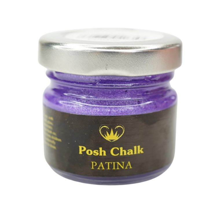 Posh Chalk AQUA Patina - Metallisk förgyllningspasta - VIOLET