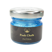 Posh Chalk® AQUA Patina - Metallisk förgyllningspasta - BLUE PHTHALO