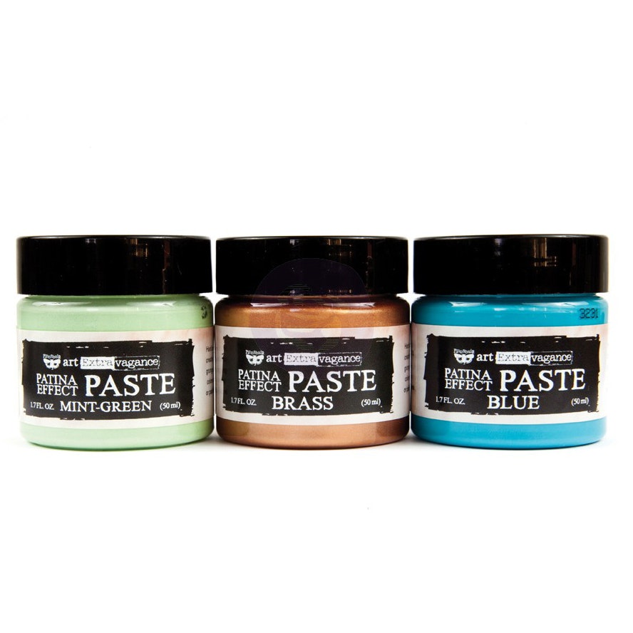 Ärgad Koppar - Art Extravagance Patina Effect Paste SET med 3 pastor