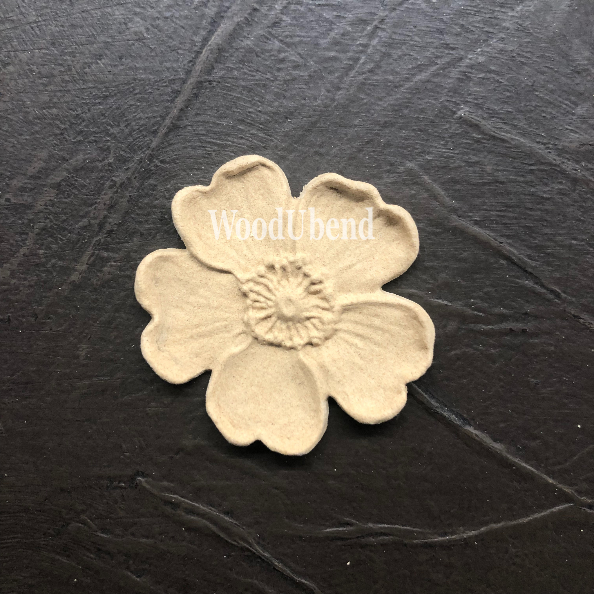 ORNAMENT - WoodUbend - Flowers - WUB1479