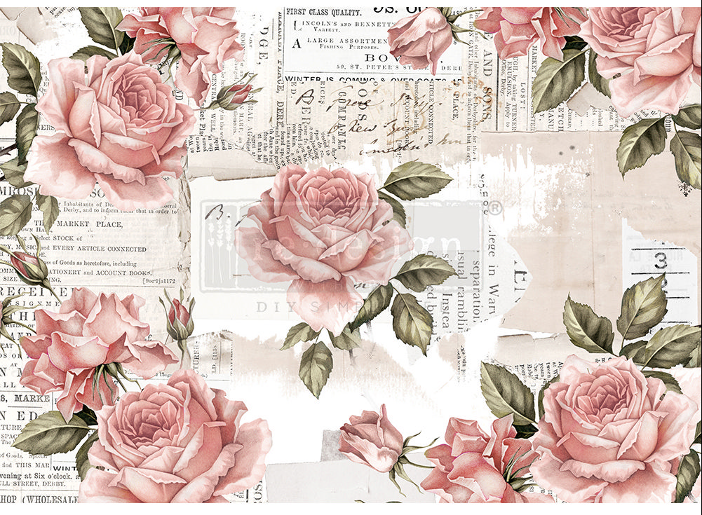 RECOUPAGE - Re Design Rice Paper - Floral Sweetness