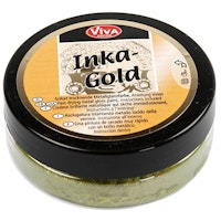 Viva Decor Inka Gold - Metallisk Vaxpasta YELLOW GREEN 50ml