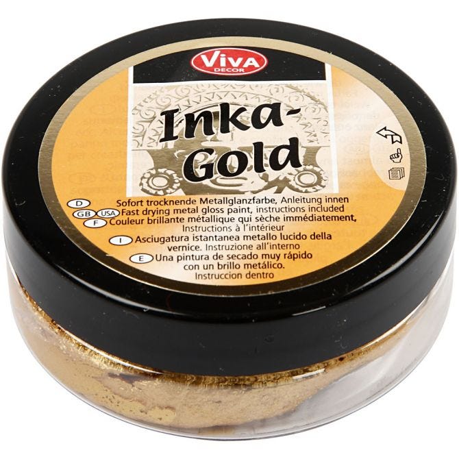 Inka Gold - Metallpasta  - Gold