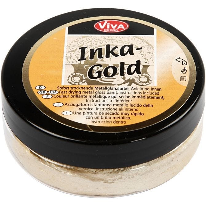 Inka Gold - Metallpasta - Light Gold