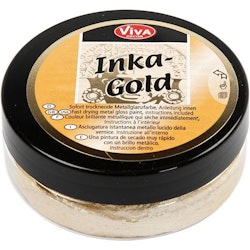 Viva Decor Inka Gold - Metallisk Vaxpasta - LIGHT GOLD (old silver) 50ml