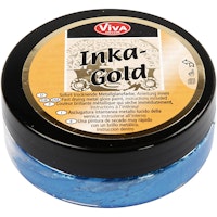 Viva Decor Inka Gold - Metallisk Vaxpasta - STEEL BLUE 50ml
