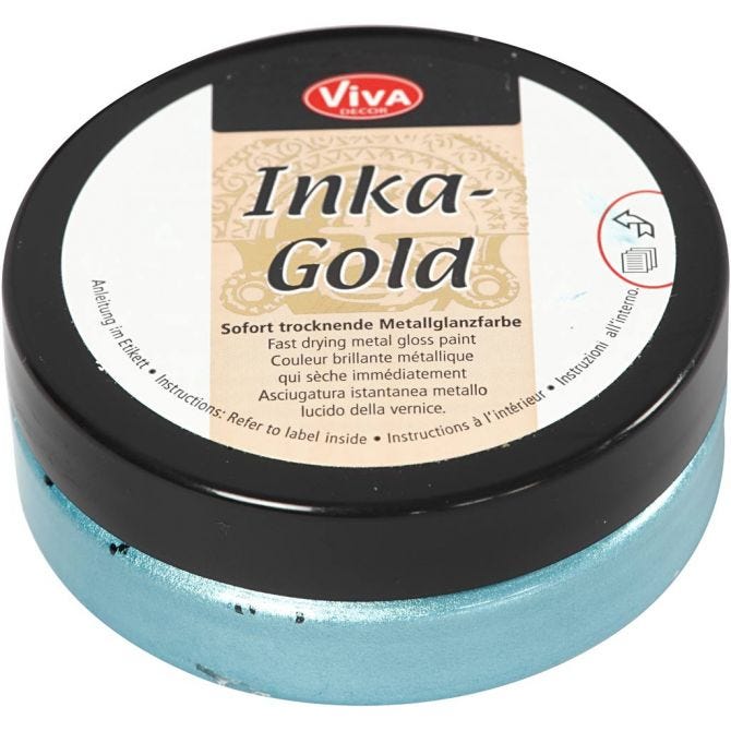 Inka Gold - Metallpasta - Turquoise