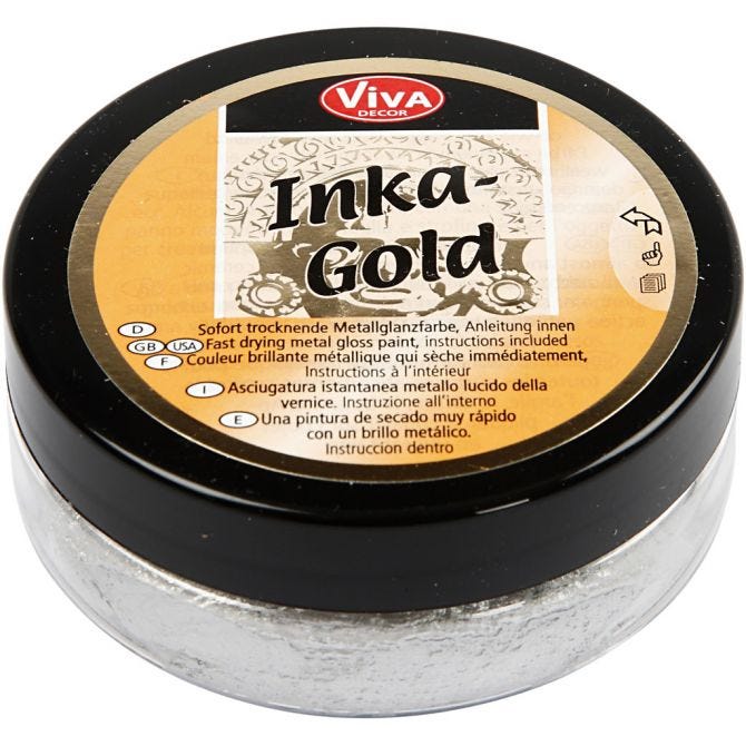 Inka Gold - Metallpasta - Silver
